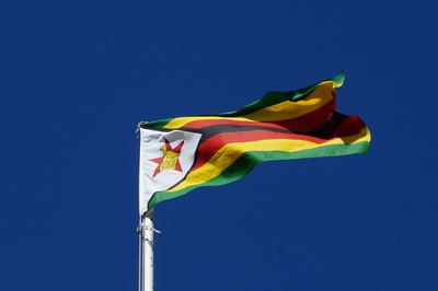 Zimbabwe-Flagge