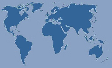 Weltkarte, Landkarte